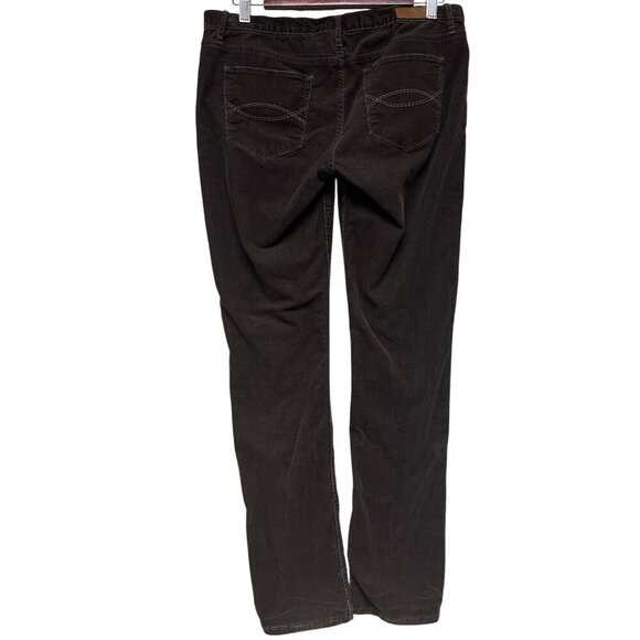 Abercrombie & Fitch Women's Pants Brown Corduroy Low Rise Straight Leg Size 6 - Picture 4 of 10